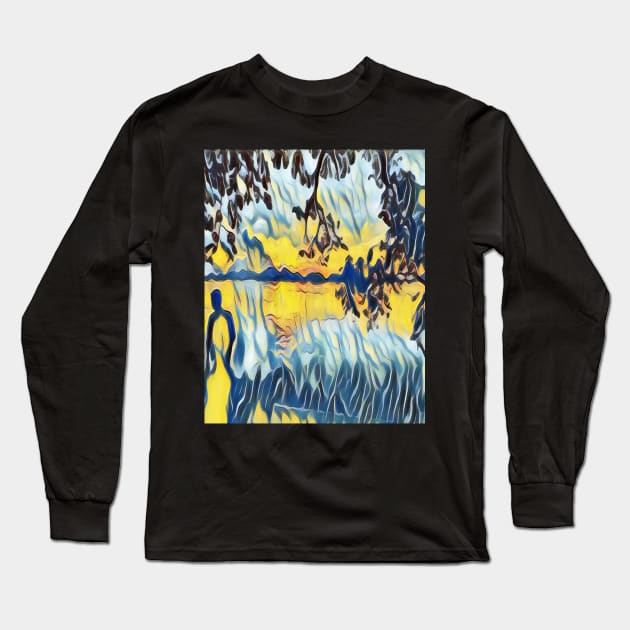 Evening at the river banks part 2 Long Sleeve T-Shirt by Victordurden27